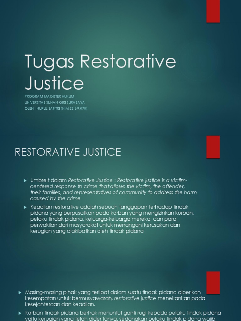 Restorative Justice PDF