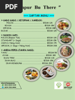 Menu Makanan Prima Rasa Bandung 2023 | PDF