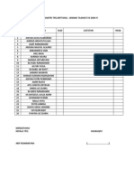 Daftar Santri TPQ Miftahul Jannah Tilawati I