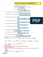 Étude D'une Fonction Numérique