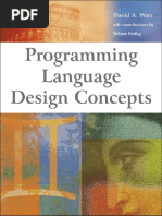 Programming Language Design Concepts...