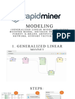 Modelling With Rapidminer
