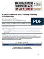 A Systematic Review of Using Technology in Learning English Language