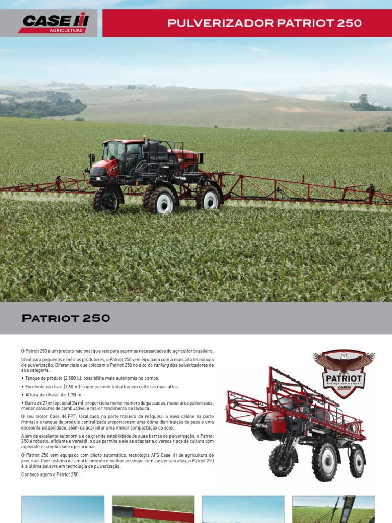 Case Patriot 2500 | PDF | Motores | Turbocompressor