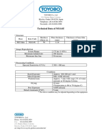 TOYOBO NS114U Technical Data Sheet Under 40 Characters