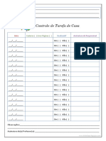 Controle de Tarefa de Casa Bolacha Pedagogica