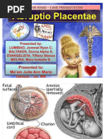 Download Abruptio Placentae Case Presentation by Bansot Baltaken SN62224278 doc pdf
