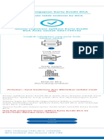 BCA E-Form Kartu Kredit