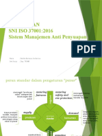PENERAPAN SNI ISO 37001 Sistem Manajemen Anti Penyuapan