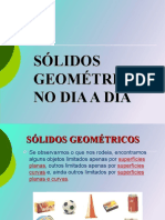 Sólidos geométricos no dia a dia