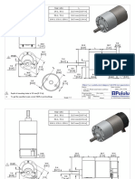 37d Metal Gearmotors Dimension Diagram