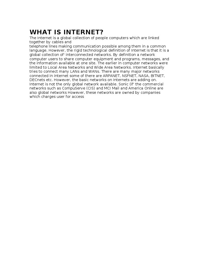 What Is Internet | PDF | Local Area Network | Internet