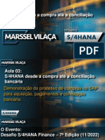 Aula 03 S/4HANA compras conciliação bancária