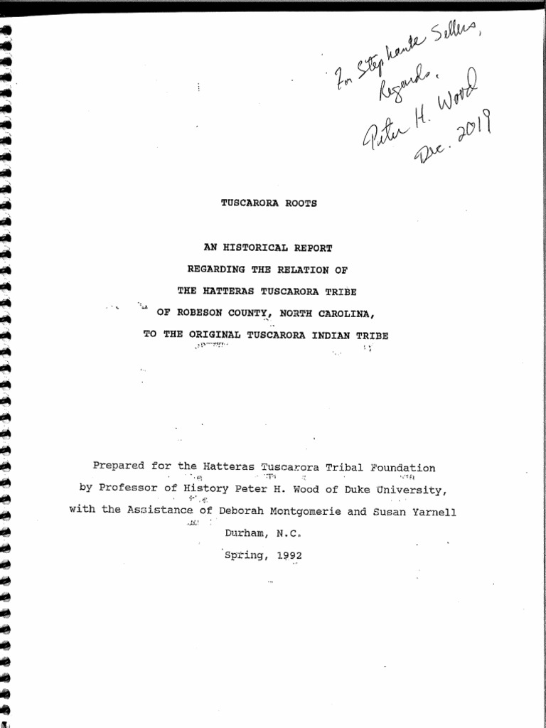 Tuscarora+roots an+historical+report+regarding+the+relation+of+the ...