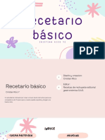 Recetario