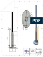 Federal 2 Cap Feeder Support Column Threaded Shaft Drawing