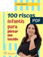 E-Book 100 Riscos Infantis para Pintar em Tecido - Marcia Suelí - Cantinho de Pintura