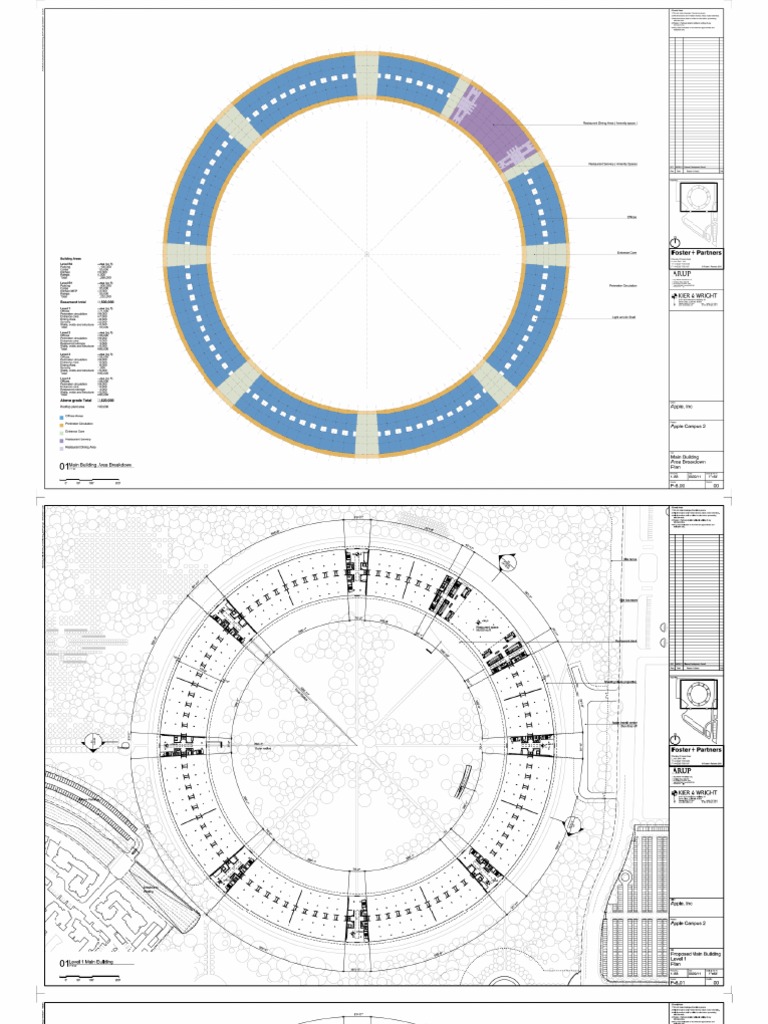 Apple Campus 2.0 floor plans