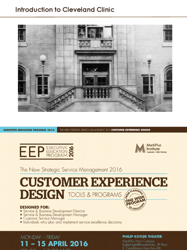 Cleveland Clinic Improving The Patient Experience Pdf Patient