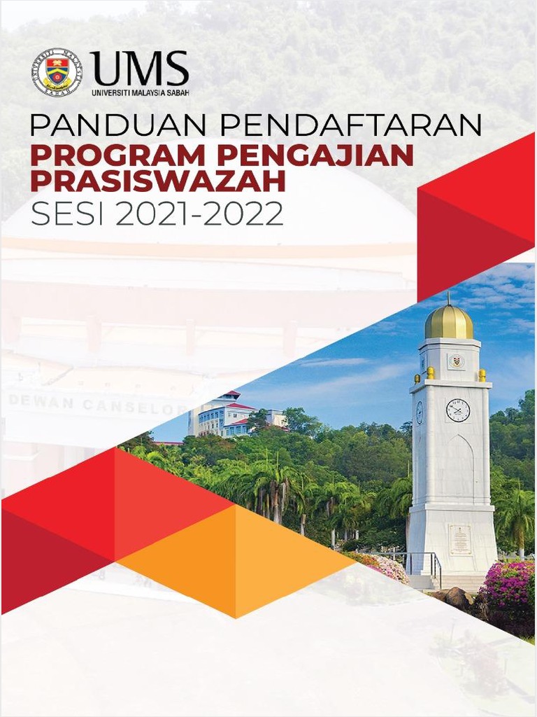 Panduan Pendaftaran UMS 2021 | PDF