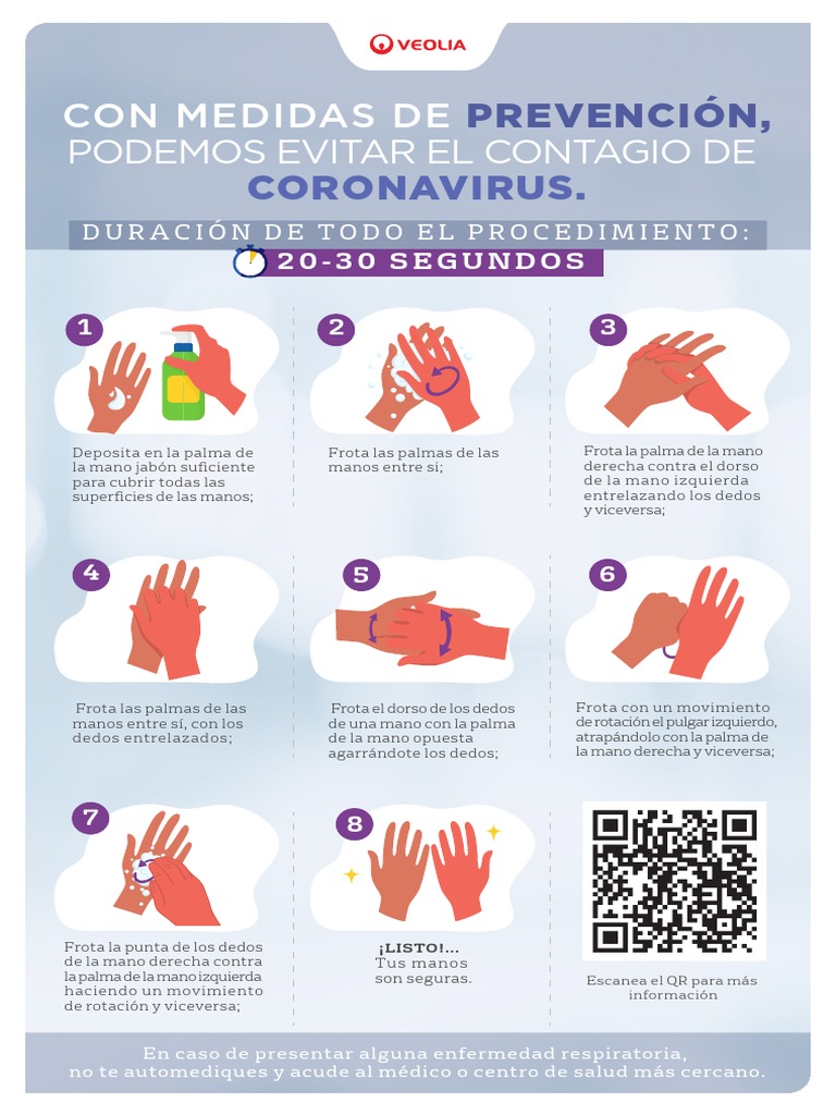 Pasos para un correcto lavado de manos | PDF | Estudios de idiomas ...