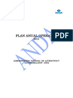 Plan Anual Operativo Anda-2013
