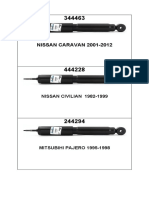 Repuestos para vehículos Nissan, Toyota, Mitsubishi y Suzuki