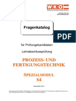 Metalltechnik Prozess Und Fertigungstechnik S4 2017