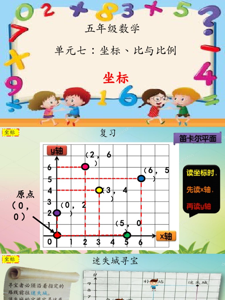 单元七：坐标、比与比例（坐标比与比例解决问题） | PDF