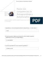 Reviso Mis Competencias de Autoaprendizaje y Autodisciplina