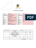 Formular Comandă Saligny Consult