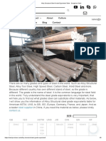 Alloy Structural Steel Grade Equivalent Table - Songshun Steel