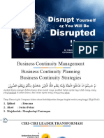 Disrupt Yourself or You Will Be Disrupted