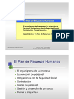 Plan de Recursos Humanos