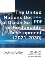 IOC UNESCO海洋科學永續十年目標