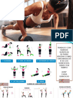Bandas elásticas rutinas de ejercicios para tríceps, espalda y estabilidad columna