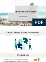 Mental Health Professions