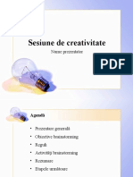 Sesiune de Creativitate