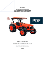 Proposal Mesin Traktor