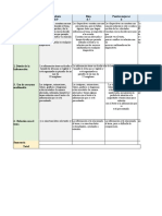 Presentación de diapositivas con mejoras necesarias en diseño e información