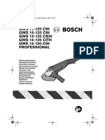 7 - ESMERIL Bosch 7  GWS 15-125 CIH Professional Angle Grinder