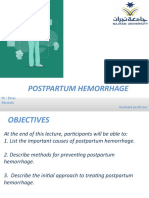 Causes and Treatment of Postpartum Hemorrhage