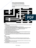1 - Accounting - Crossword 3