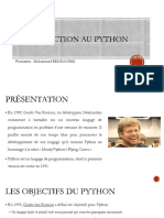 01 - Introduction À Python Chaines de Caractères