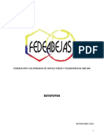 Estatutos - Fedeabejas Modificado 2.021