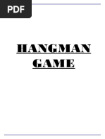 Hangman Project PDF