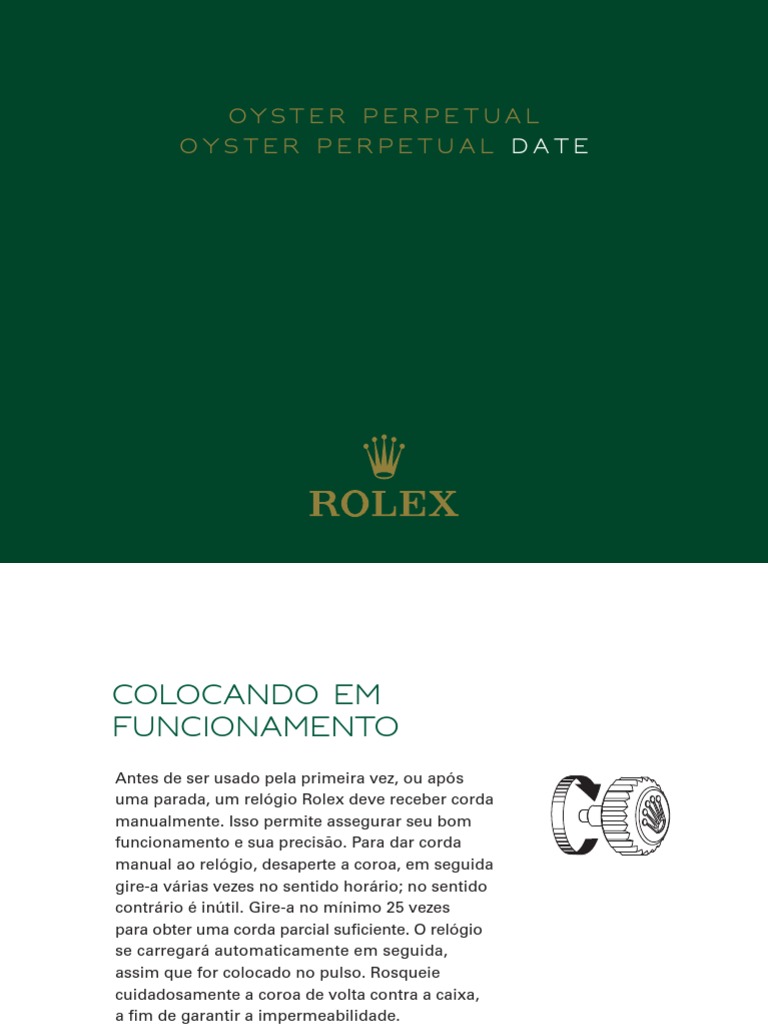 Rolex Oyster-Perpetual PT BR | PDF