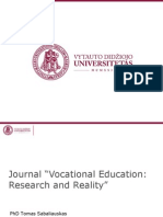 [PowerPoint version - slides] - Journal "Vocational Education