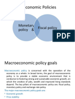 Monetary and Fiscal Policy