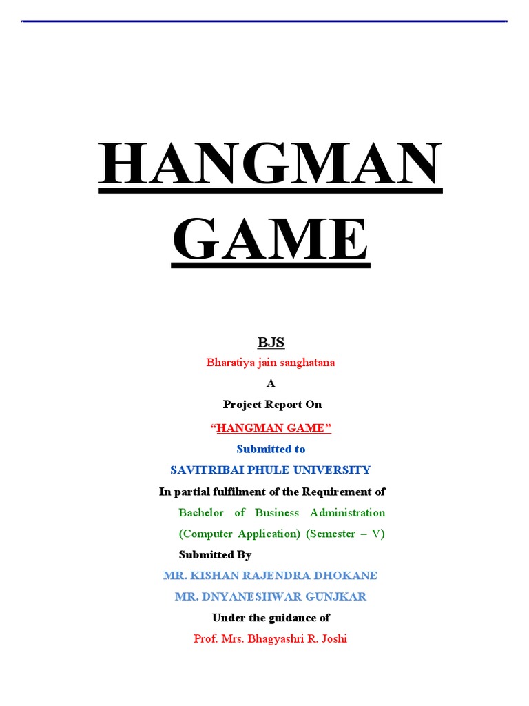 Hangman | PDF